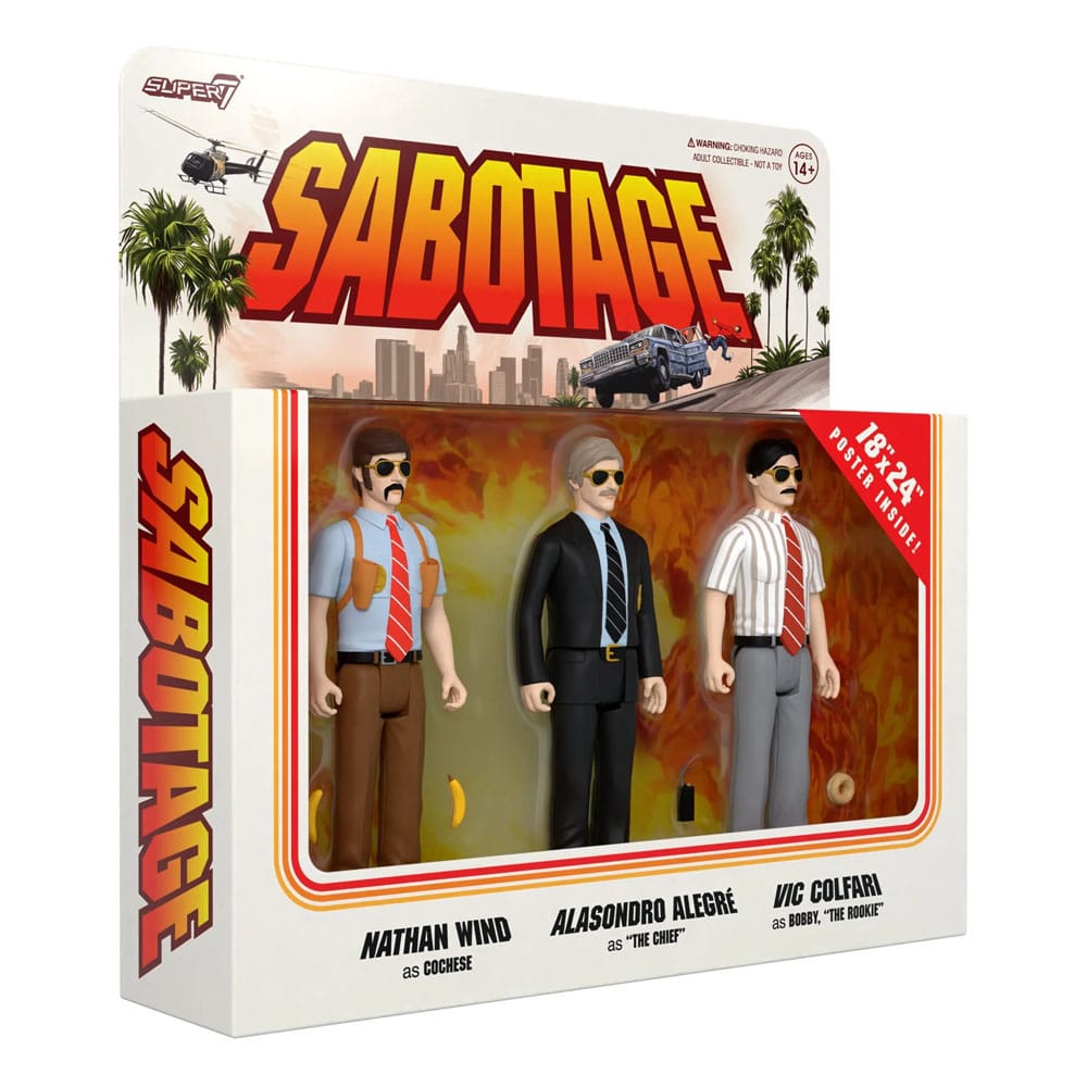 Beastie Boys Wave 03 Sabotage 10cm ReAction Action Figure 3-Pack