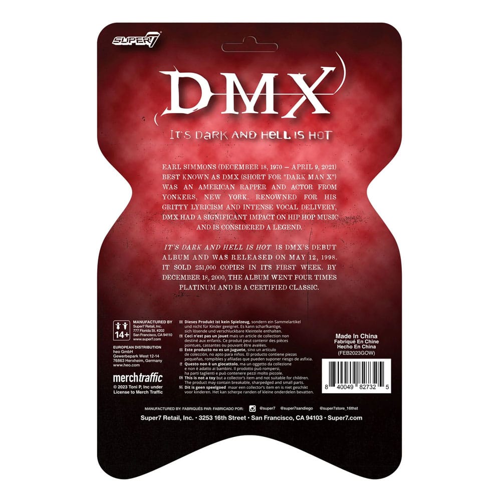 DMX Wave 01 DMX It´s Dark and Hell is Hot 10cm ReAction Action Figure