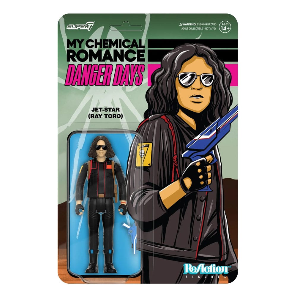 My Chemical Romance Wave 01 (Danger Days) Jet Star (Unmasked) 10cm ReAction Action Figure