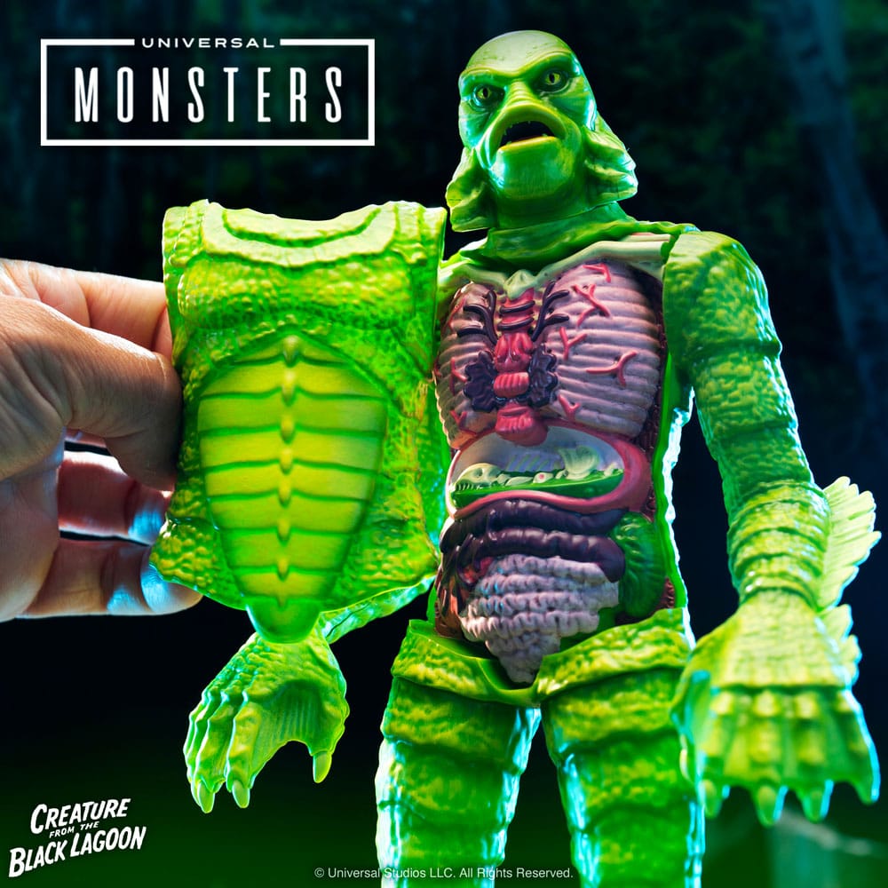 Universal Monsters Creature from the Black Lagoon (Full Color) 28cm Super Cyborg Action Figure