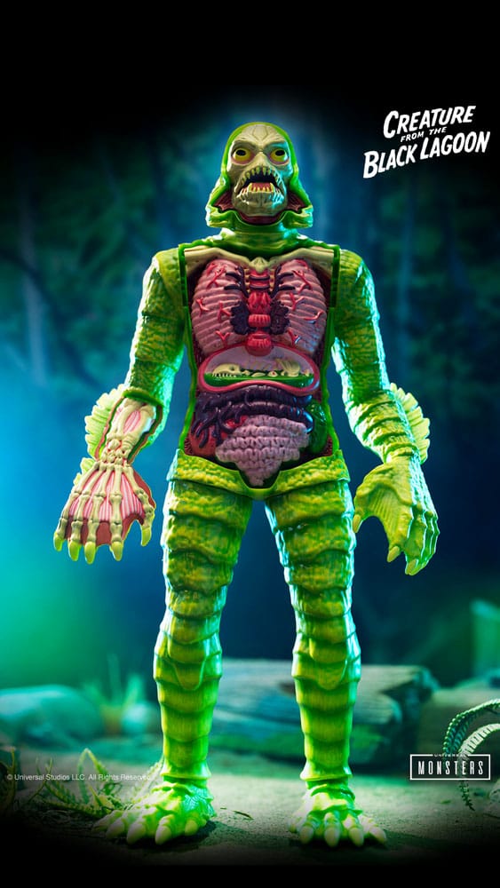 Universal Monsters Creature from the Black Lagoon (Full Color) 28cm Super Cyborg Action Figure