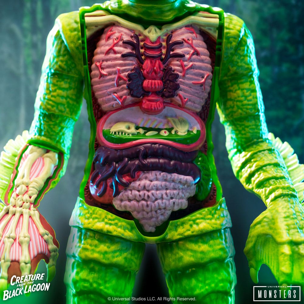 Universal Monsters Creature from the Black Lagoon (Full Color) 28cm Super Cyborg Action Figure