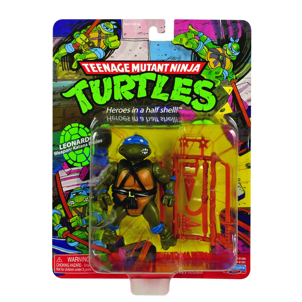Teenage Mutant Ninja Turtles TMNT Classic Leonardo Basic Action Figure